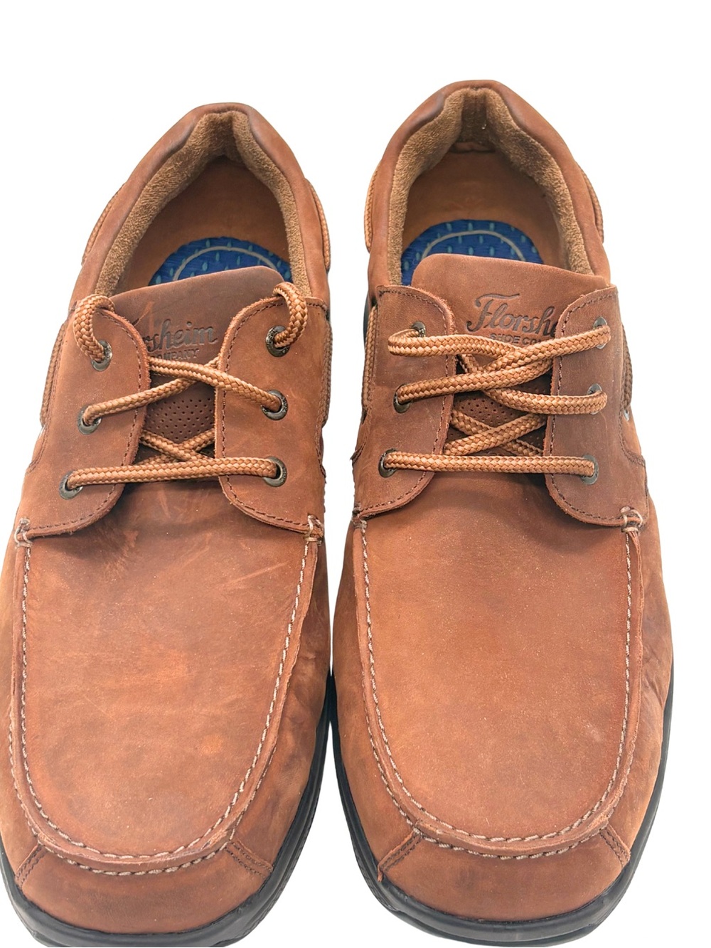 Florsheim Work FS2326 Men’s Brown Leather Comfort Work Shoes Size 12D
